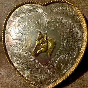 Montana Silversmith Horse Head Heart Buckle